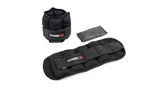 COREFX Adjustable Ankle Weights (2.5 kg Set)