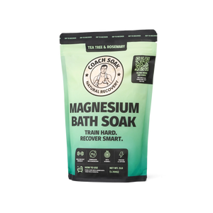 Coach Soak Magnesium Bath Soak — Tea Tree & Rosemary