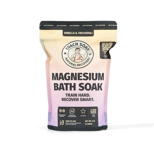 Coach Soak Magnesium Bath Soak — Vanilla & Patchouli