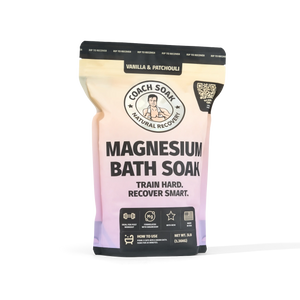 Coach Soak Magnesium Bath Soak — Vanilla & Patchouli